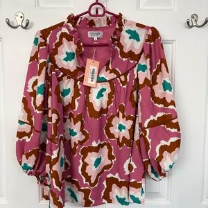 CROSBY by Mollie Burch Rosie Top in Boom Boom, Size M